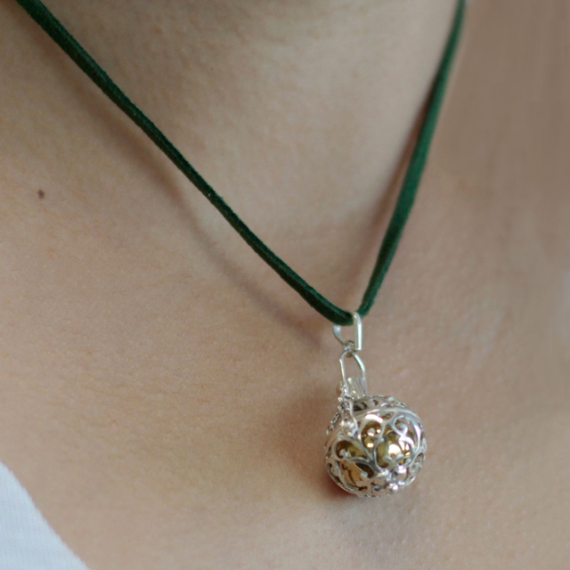 Engelen bel -Romantiek- van zilver