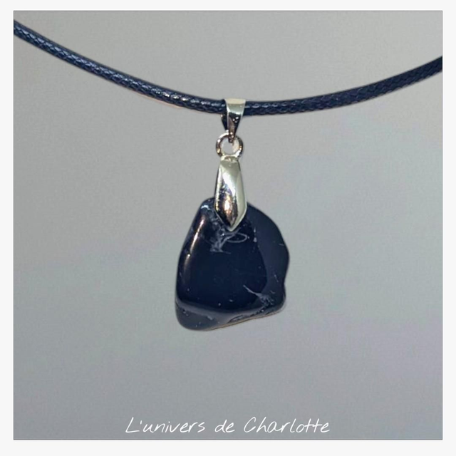 Pendentif "Tourmaline Schorl" TS-006