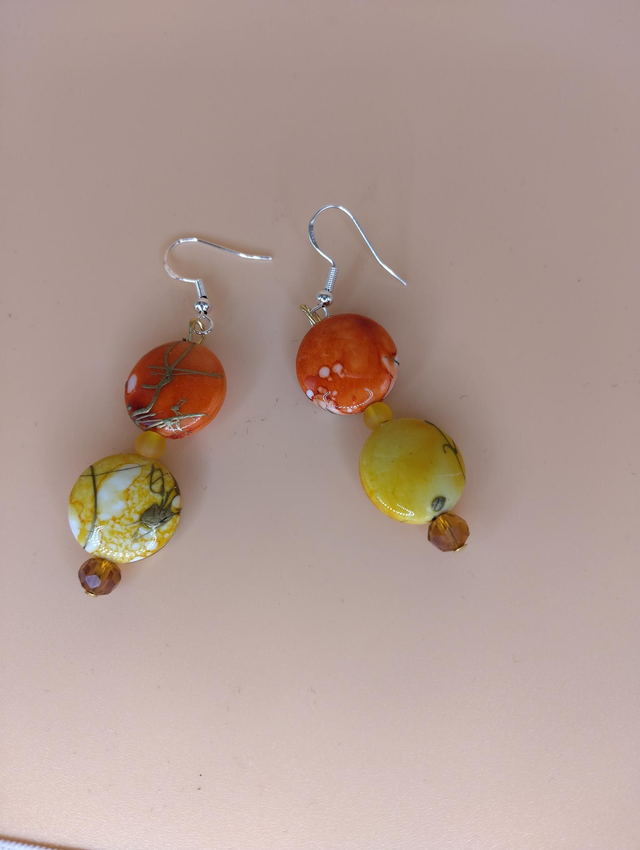 Marble earrings 
