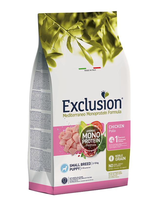 EXCLUSION DOG SMALL PUPPY POLLO