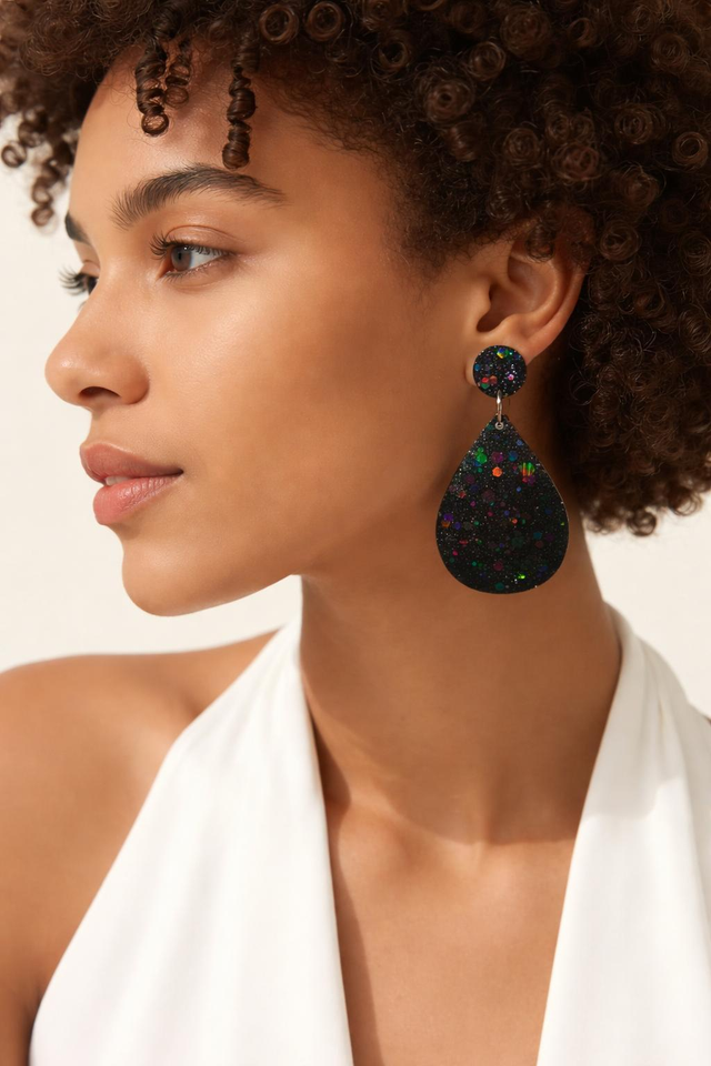 Boucles Goutte - Collection Dark blue 