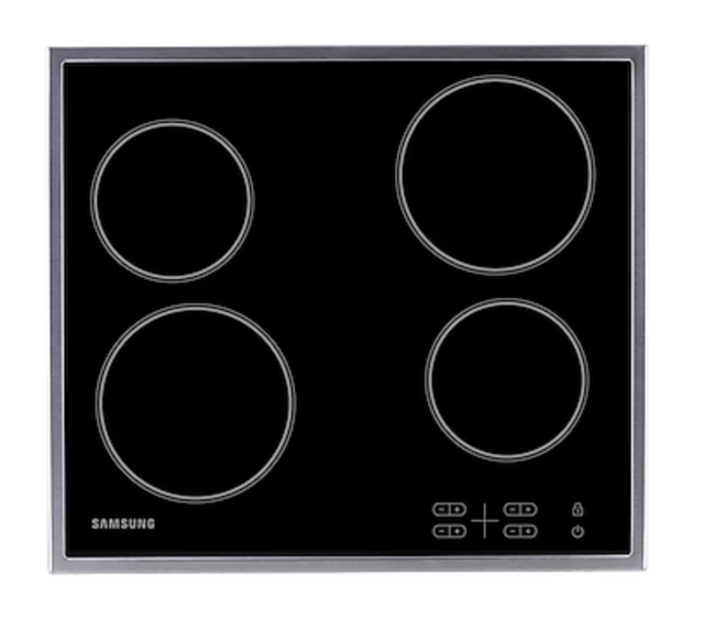 Samsung C61RAAMST/XEU Ceramic Hob with Residual Heat Indicator, 60cm