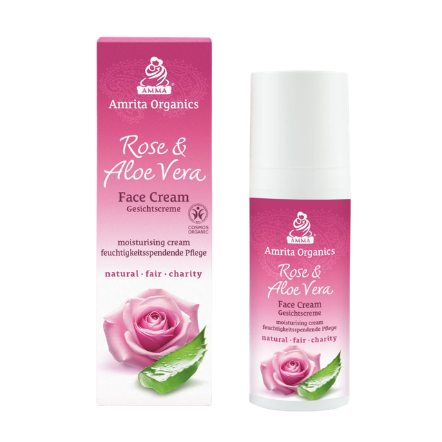 ROSE ALOE VERA CREAM / RÓŻANO ALOESOWY KREM / NAWILŻAJĄCY