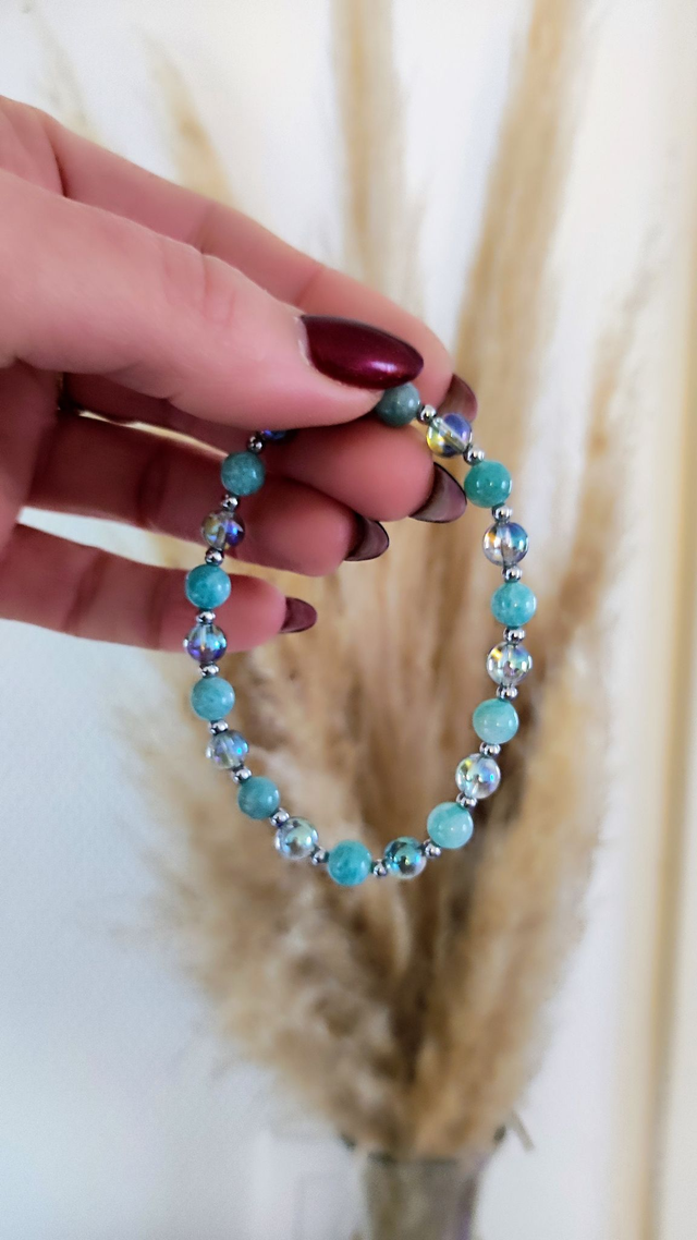 Bracelet "Colère" Amazonite