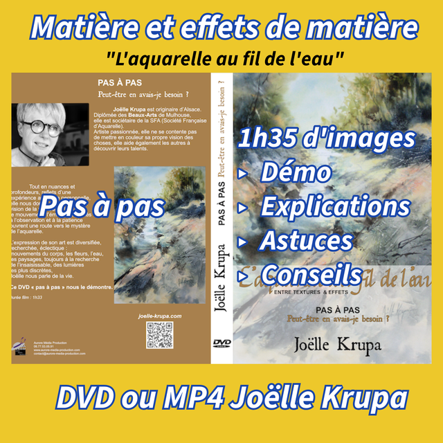 DVD ou MP4 Pas à pas "Peut être en avais je besoin ?" la matière et les effets de matière 1h35, Démo, Conseils, explications, démo, astuces