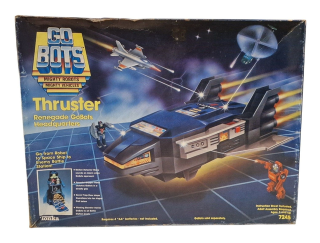 Go Bots Thruster Renegade GoBots headquarters model Tonka 1984