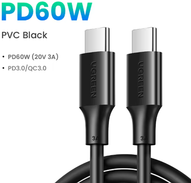 Câble USB-C vers USB-C 1.5 mètres