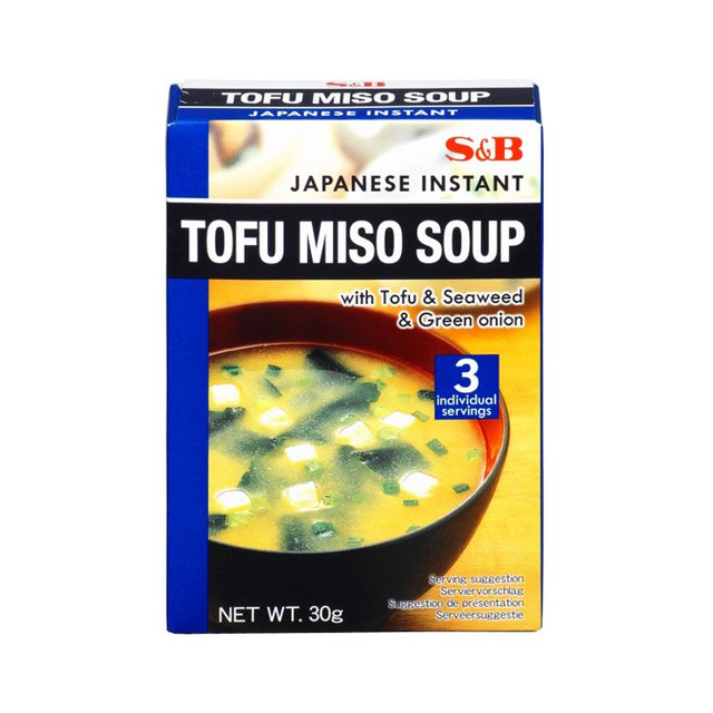 S&amp;B Japanese Instant Tofu Miso Soup 3x10g
