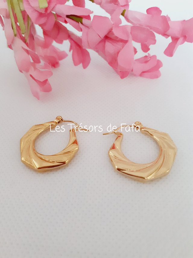 Boucles d'oreilles créoles