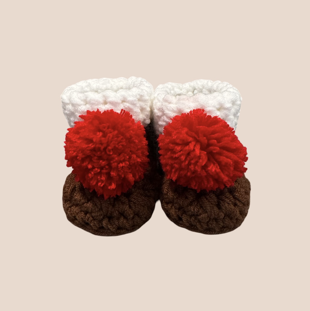 Christmas Collection - Pudding Booties