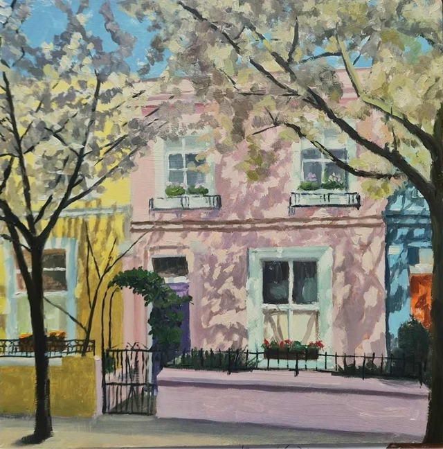 Print mini 'Blossom on Portobello Road'