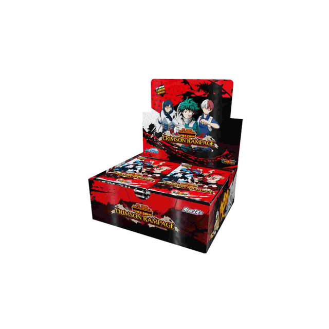 My Hero Academia Card Game Booster Box Crimson Rampage - English (24 Packs)
