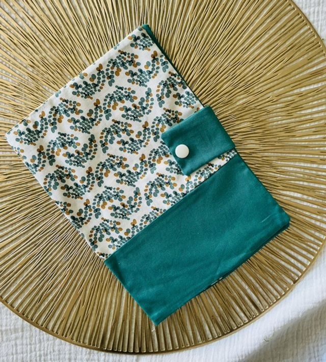 Protège carnet de santé en coton modèle « Ulysse »