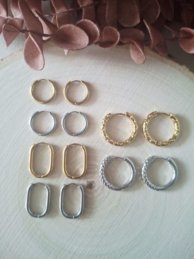 Créoles pour pampilles interchangeables en pâte polymère