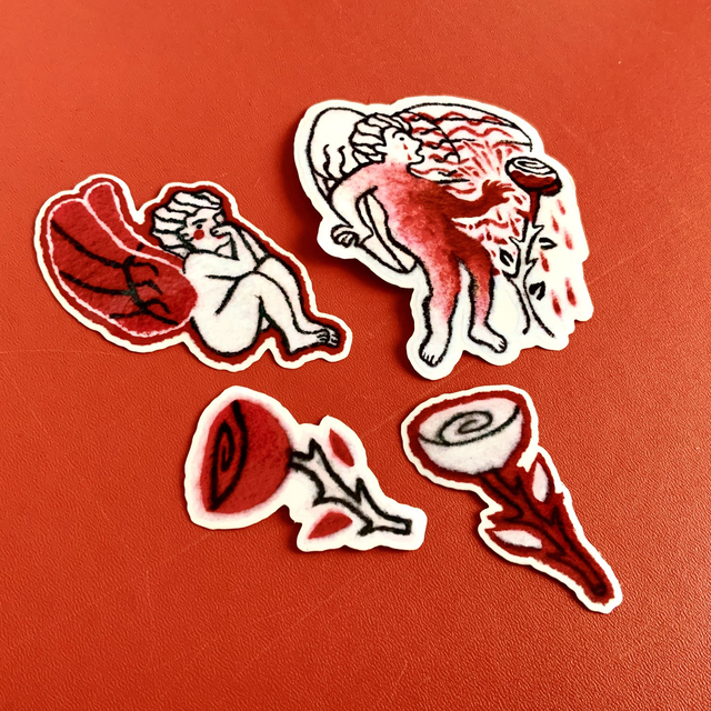 "Rose Bud" Sticker Pack