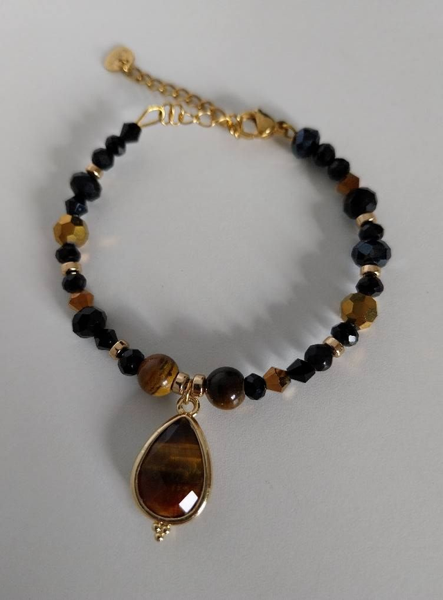 ✨Bracelet jonc &quot;oeil de tigre&quot;✨