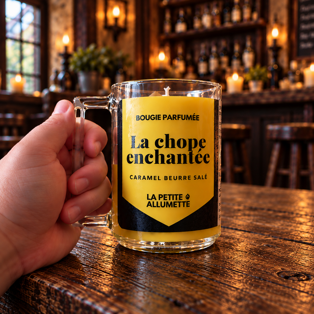 Bougie La chope enchantée