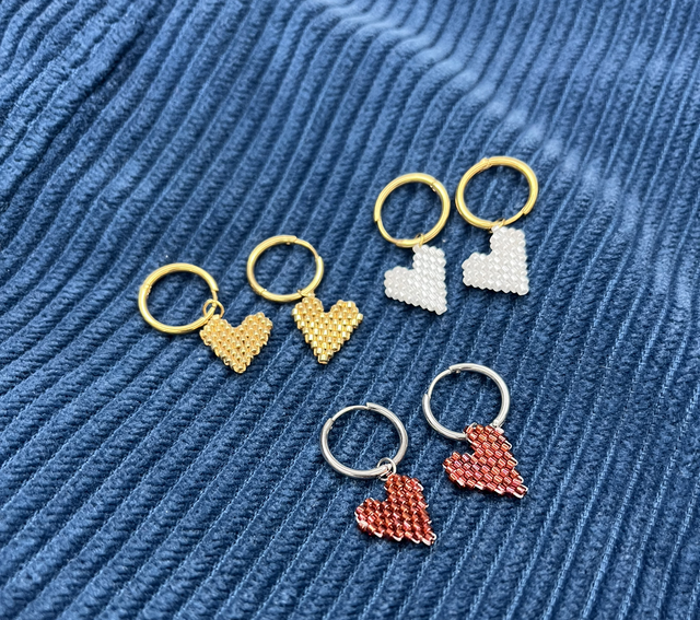 Boucles d'oreilles Coeur