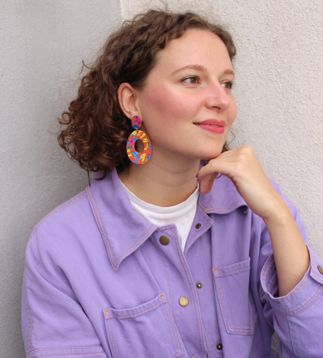 Iris • léopard multicolore brillant