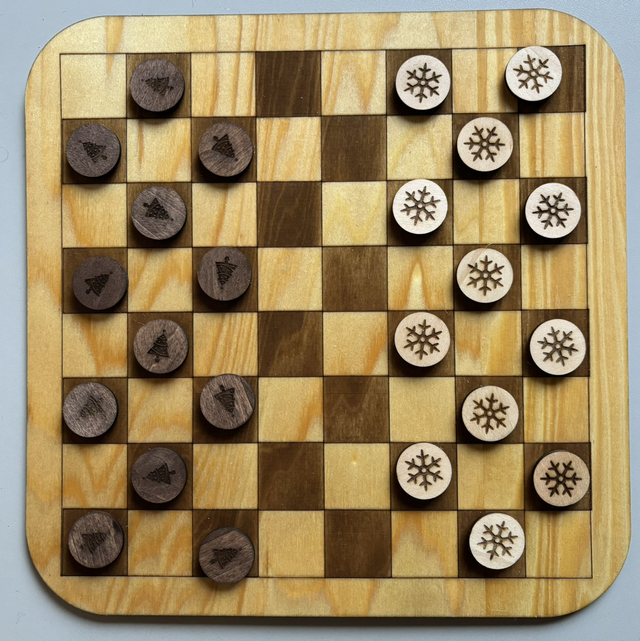 Draughts board