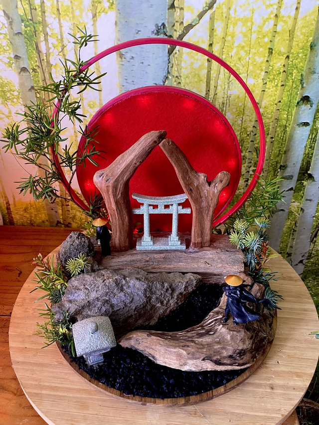 Le Portail Ecarlate (lumineux, à pile) - disponible