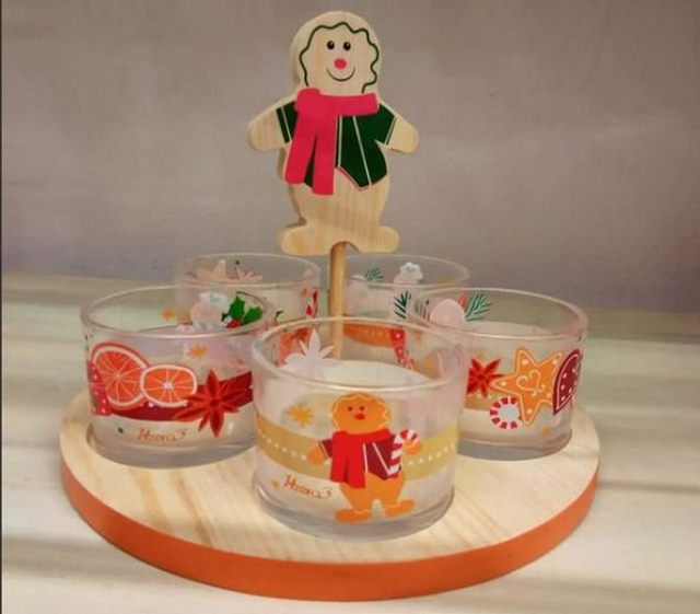 Set aperitivo gingerbread man