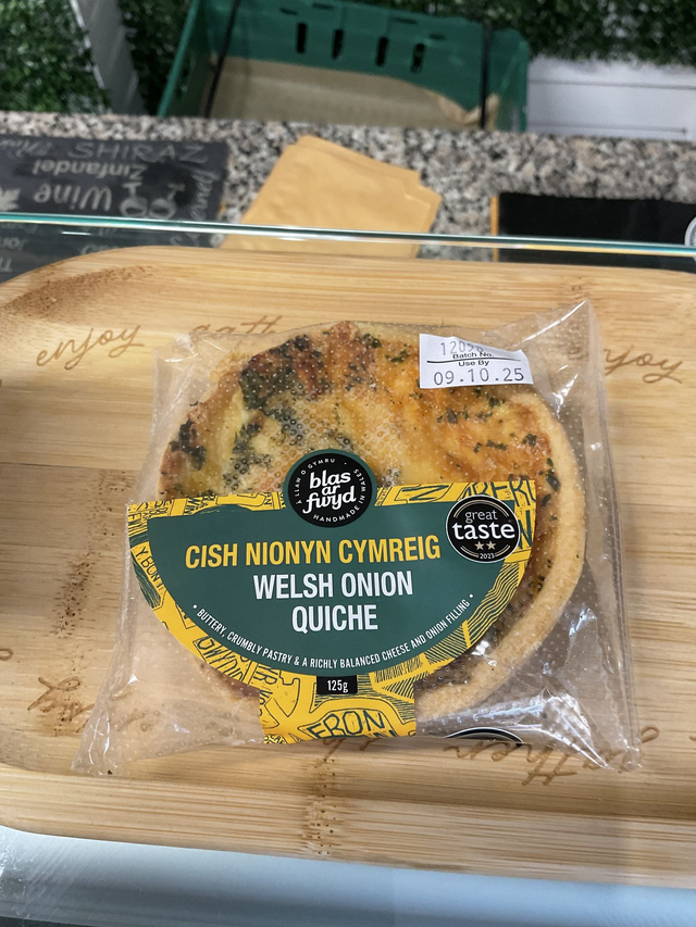 Blas At Fwyd Welsh onion quiche