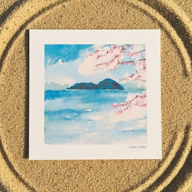 Aquarelle mini - La Mandoline - reproduction