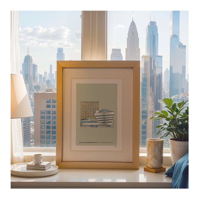 &#039;The Guggenheim Museum&#039; art print