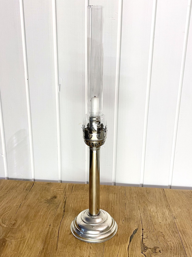 Bougeoir Ancien Pied Argenté