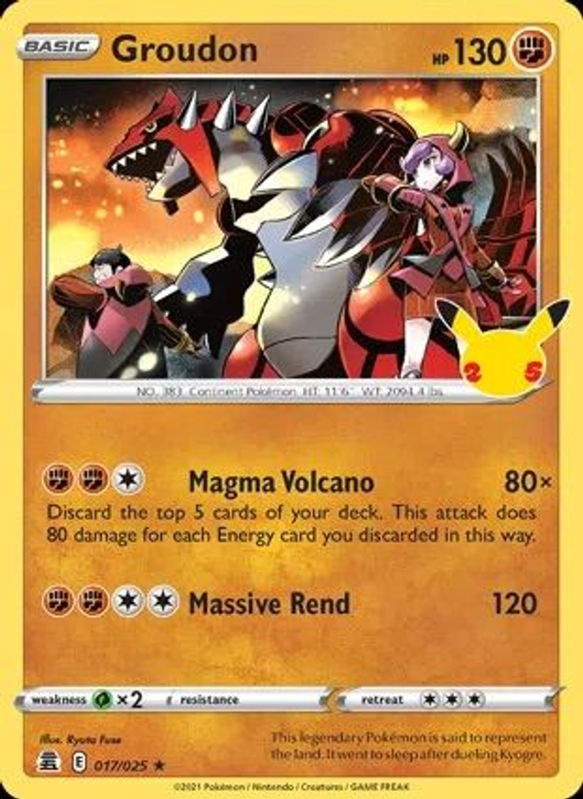 Groudon - 17/25 (Celebrations)