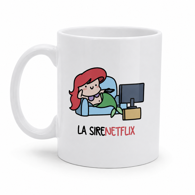 Tazza SireNetflix in ceramica
