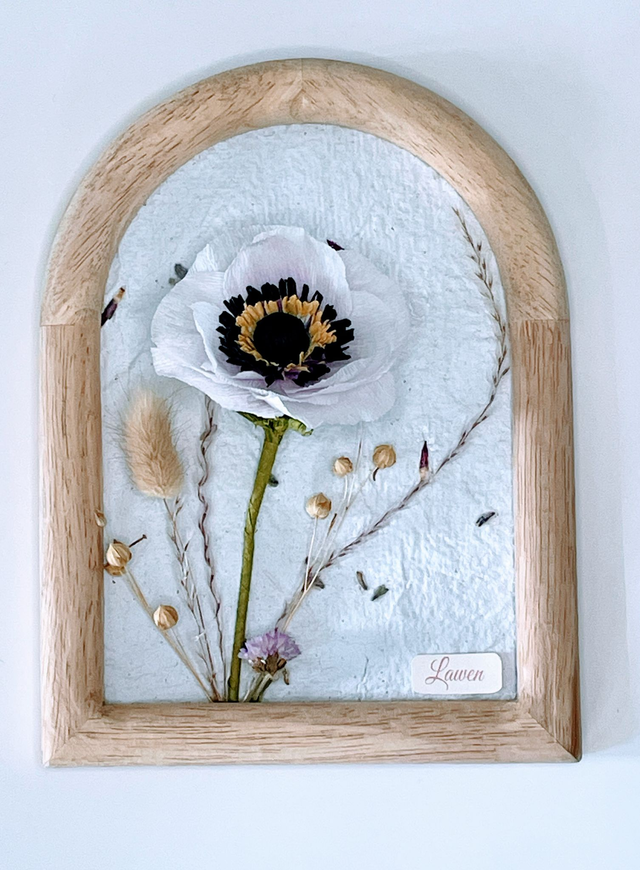 Cadre Poétique fleuri "Selma"