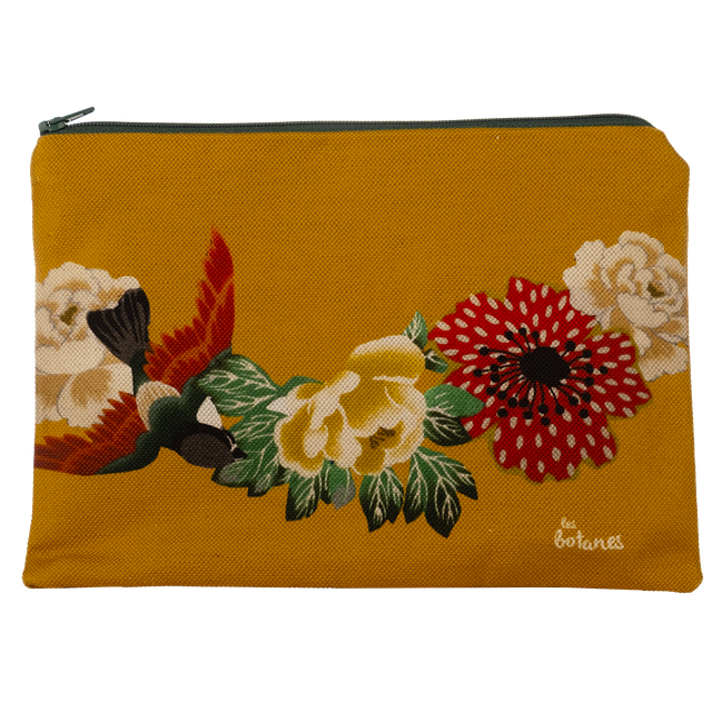 Trousse à Tout - Safran - Lin et Coton