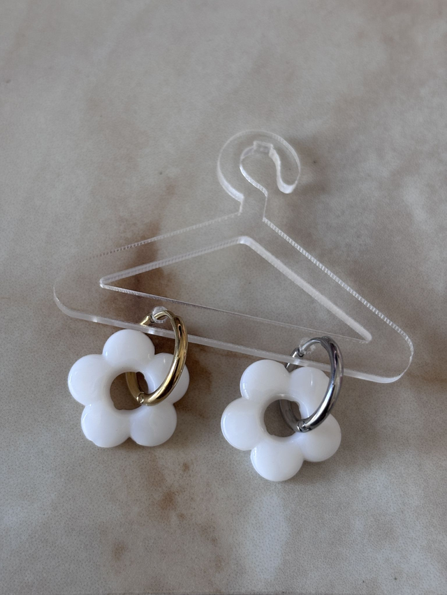 Boucles d'oreilles - Grande fleur