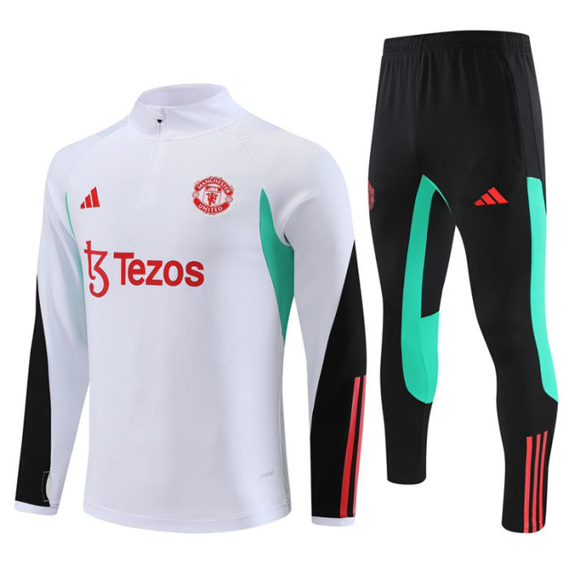 Adulte Manchester United F.C.2023-2024 Quick Dry Casual blanc