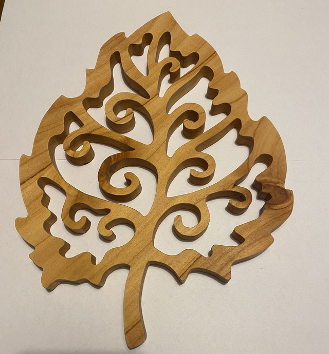 dessous de plat feuille 3