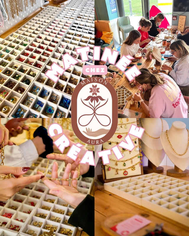 Atelier création bijoux charms 14/03 - Maison Aura