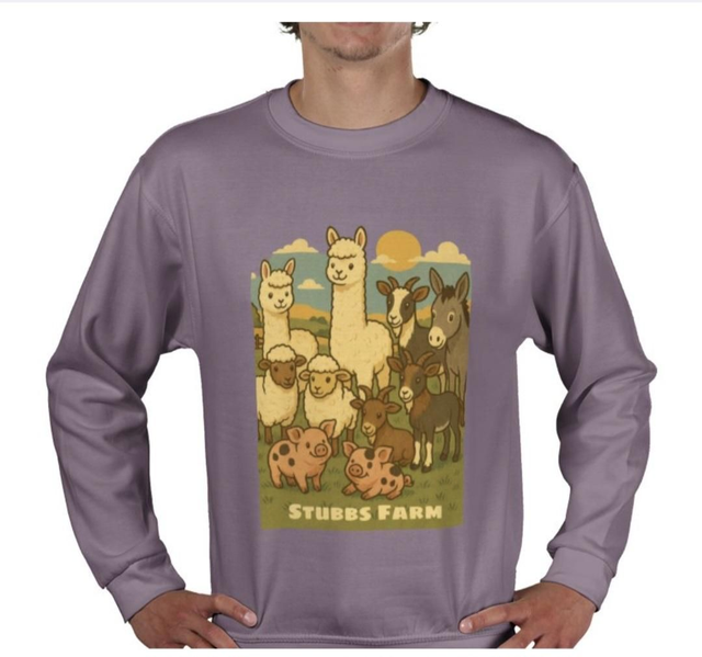 Stubbs Farm Animals Sweatshirt 
