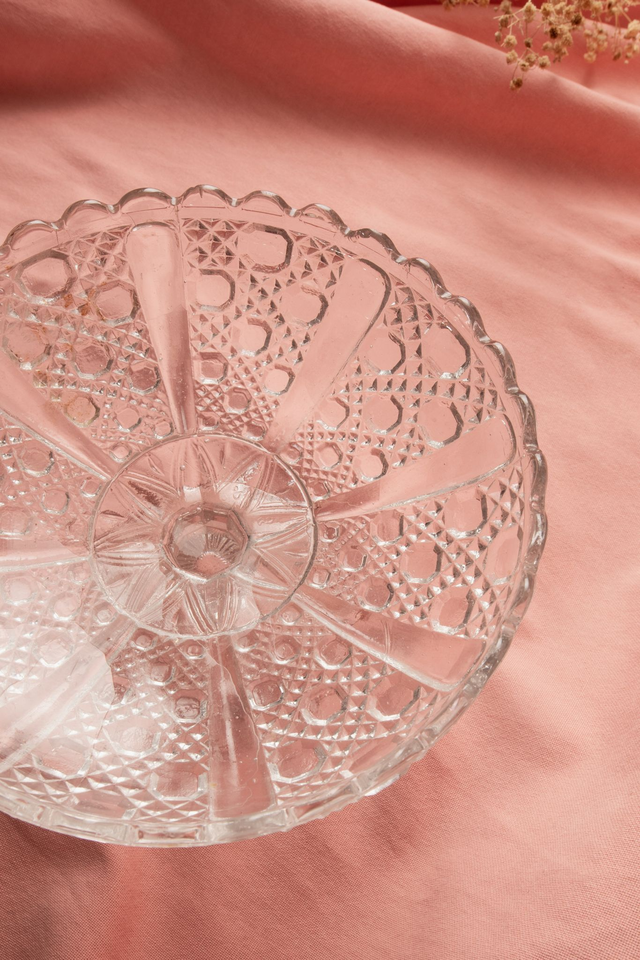 Compotier, présentoir en verre ✨