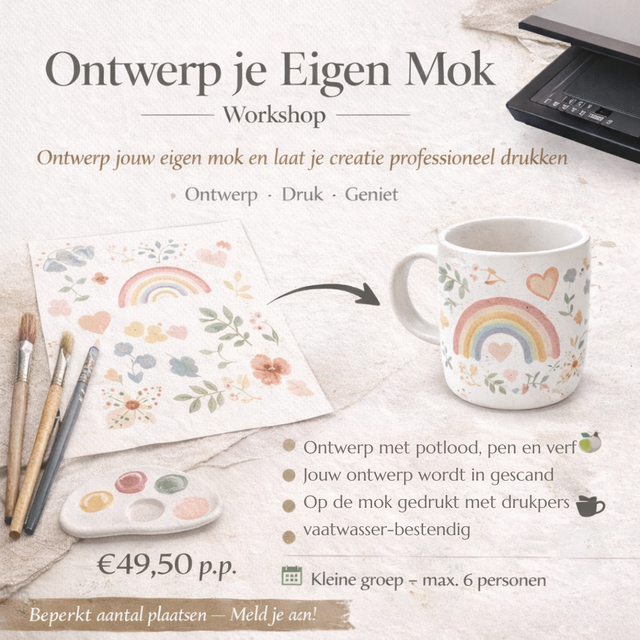 Workshop- Ontwerp je eigen mok