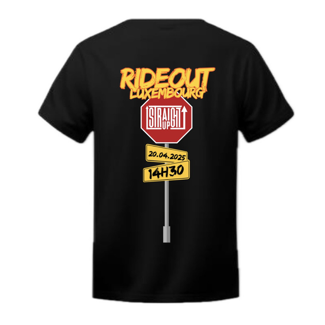 Straightup Bikelife Ride Out T-shirt Black