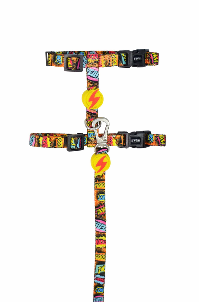 Boom Cat Harness + Leash