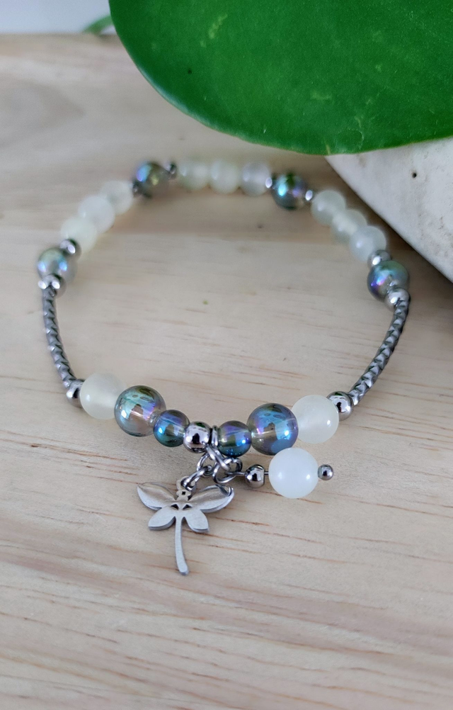 Bracelet "Harmonie et Paix" Jade vert