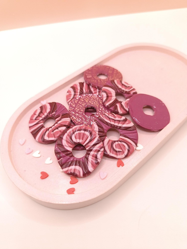 "Ysee" bi-face bordeaux rose 