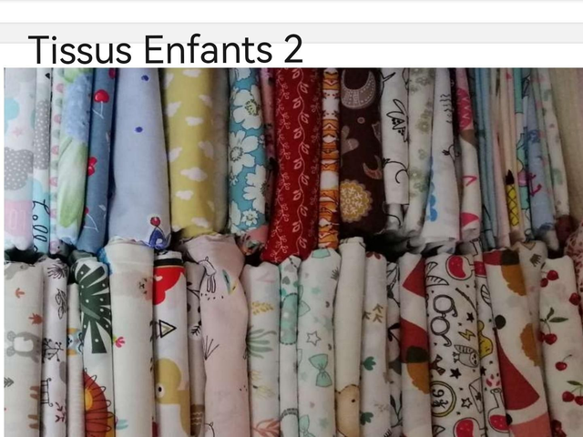 Tissus Enfants 2
