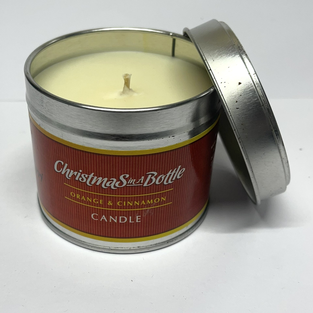 Cinnamon &amp; Orange Scented Soy Wax Candle 