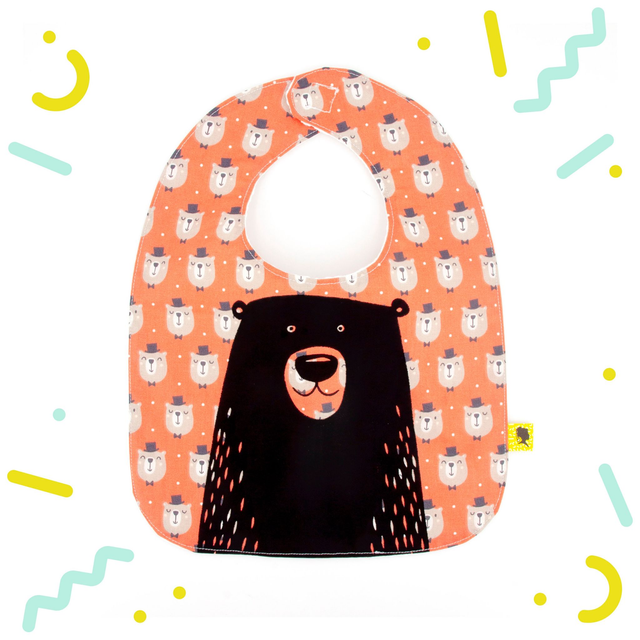 Bavoir de naissance OURS