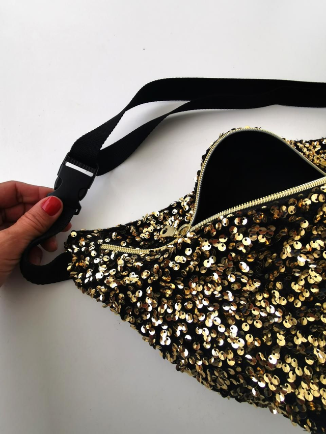 Banane LOUISE sequin or