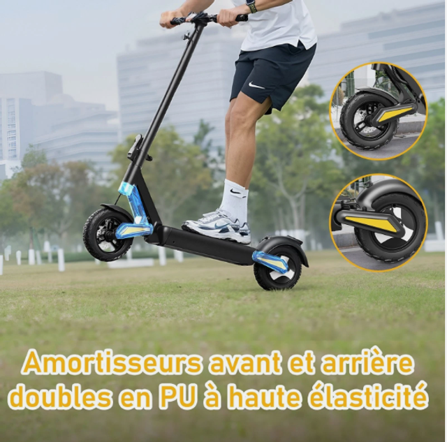Trottinette électrique X1, moteur 600W, batterie 48V 10.4Ah, capacité de charge 150kg